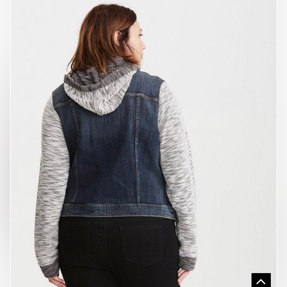 Denim French Terry Jacket - Picture 2 of 16